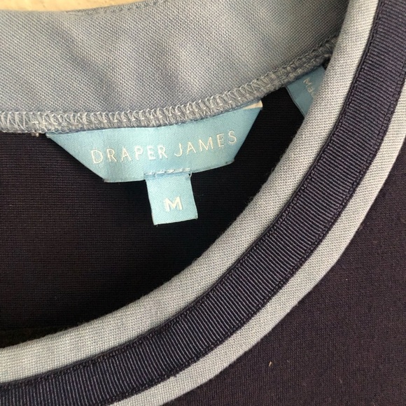 DRAPER JAMES Blue Presley Ponte 3/4 Sleeve Dress Medium - Picture 5 of 8